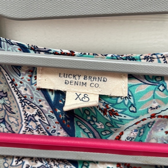 Lucky Brand paisley dress, Size XS - Picture 2 of 4